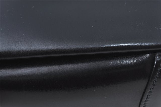 Authentic GUCCI Shoulder Hand Bag Purse Leather Black J4206