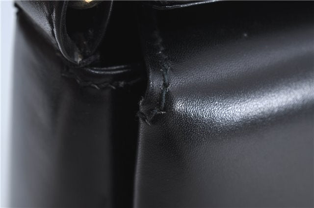 Authentic GUCCI Shoulder Hand Bag Purse Leather Black J4206