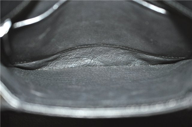 Authentic GUCCI Shoulder Hand Bag Purse Leather Black J4206