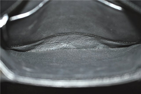 Authentic GUCCI Shoulder Hand Bag Purse Leather Black J4206