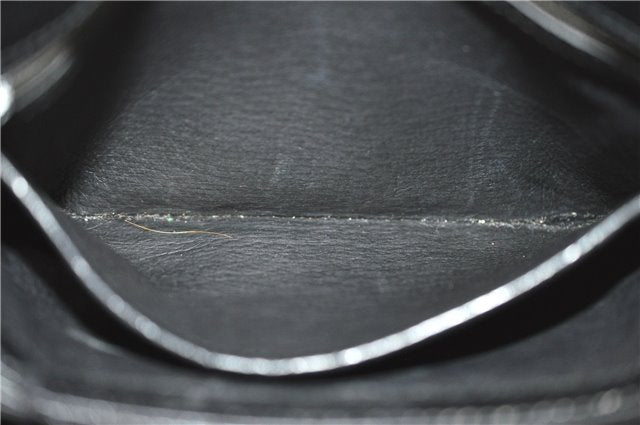 Authentic GUCCI Shoulder Hand Bag Purse Leather Black J4206