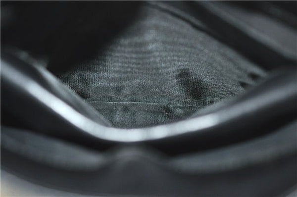 Authentic GUCCI Shoulder Hand Bag Purse Leather Black J4206