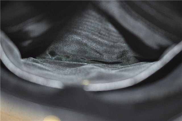 Authentic GUCCI Shoulder Hand Bag Purse Leather Black J4206