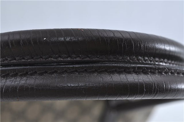 Authentic GUCCI GG Supreme Shoulder Tote Bag PVC Leather 114595 Brown J4223