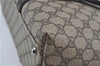 Authentic GUCCI GG Supreme Shoulder Tote Bag PVC Leather 114595 Brown J4223