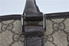 Authentic GUCCI GG Supreme Shoulder Tote Bag PVC Leather 114595 Brown J4223
