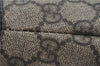 Authentic GUCCI GG Supreme Shoulder Tote Bag PVC Leather 114595 Brown J4223