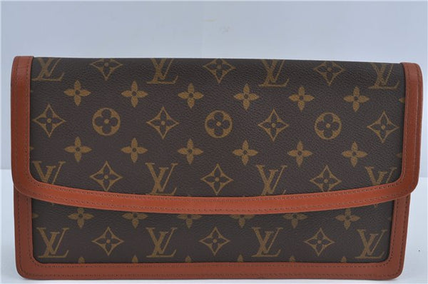 Authentic Louis Vuitton Monogram Pochette Dame GM M51810 Clutch Hand Bag J4224