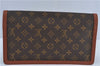 Authentic Louis Vuitton Monogram Pochette Dame GM M51810 Clutch Hand Bag J4224