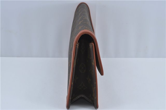 Authentic Louis Vuitton Monogram Pochette Dame GM M51810 Clutch Hand Bag J4224