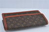 Authentic Louis Vuitton Monogram Pochette Dame GM M51810 Clutch Hand Bag J4224