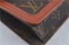 Authentic Louis Vuitton Monogram Pochette Dame GM M51810 Clutch Hand Bag J4224