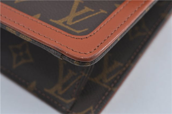 Authentic Louis Vuitton Monogram Pochette Dame GM M51810 Clutch Hand Bag J4224