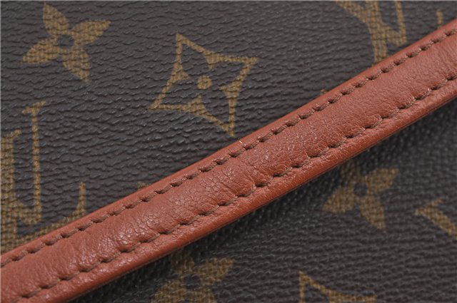 Authentic Louis Vuitton Monogram Pochette Dame GM M51810 Clutch Hand Bag J4224