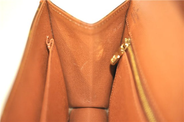 Authentic Louis Vuitton Monogram Pochette Dame GM M51810 Clutch Hand Bag J4224