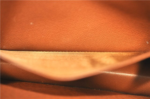 Authentic Louis Vuitton Monogram Pochette Dame GM M51810 Clutch Hand Bag J4224