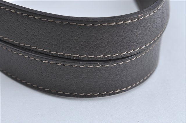 Authentic GUCCI Abbey Shoulder Tote Bag GG Canvas Leather 130736 Brown J4233