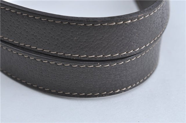 Authentic GUCCI Abbey Shoulder Tote Bag GG Canvas Leather 130736 Brown J4233