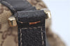 Authentic GUCCI Abbey Shoulder Tote Bag GG Canvas Leather 130736 Brown J4233