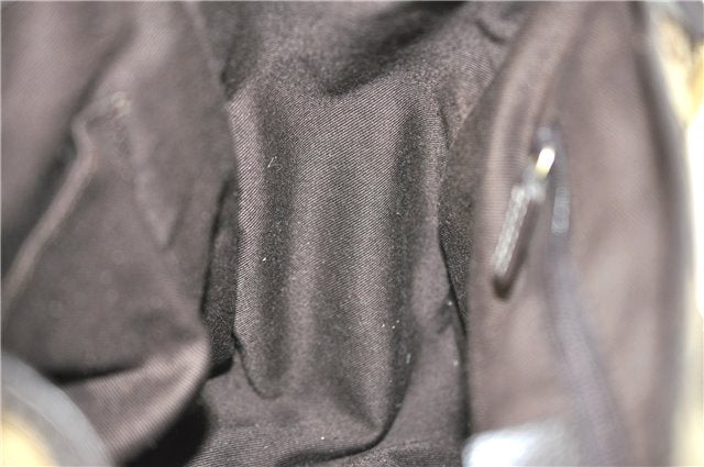 Authentic GUCCI Abbey Shoulder Tote Bag GG Canvas Leather 130736 Brown J4233