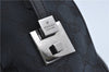Authentic GUCCI Boston Hand Bag Purse GG Canvas Leather 30458 Black J4234