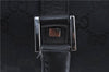 Authentic GUCCI Boston Hand Bag Purse GG Canvas Leather 30458 Black J4234