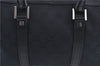 Authentic GUCCI Boston Hand Bag Purse GG Canvas Leather 30458 Black J4234