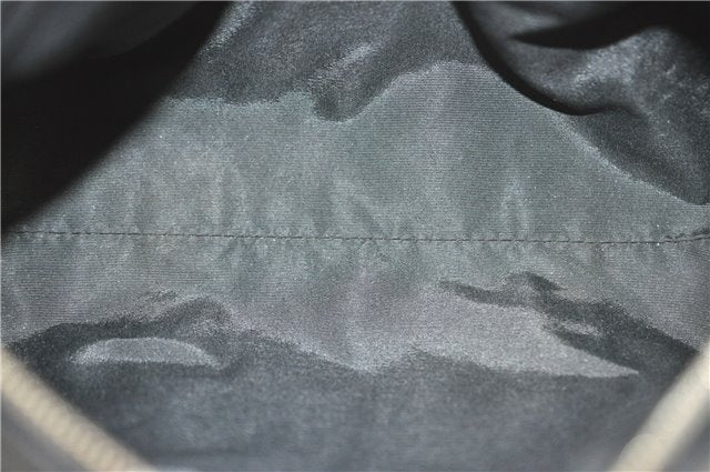 Authentic GUCCI Boston Hand Bag Purse GG Canvas Leather 30458 Black J4234