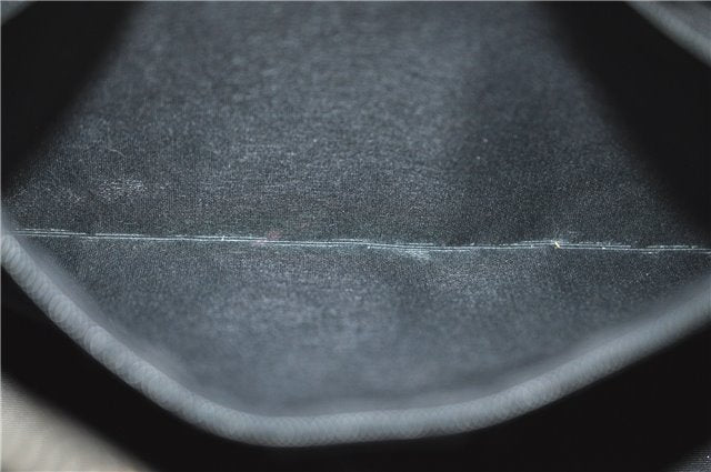 Authentic GUCCI Boston Hand Bag Purse GG Canvas Leather 30458 Black J4234