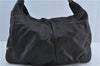 Authentic GUCCI Shoulder Hand Bag Leather 203542 Black J4237
