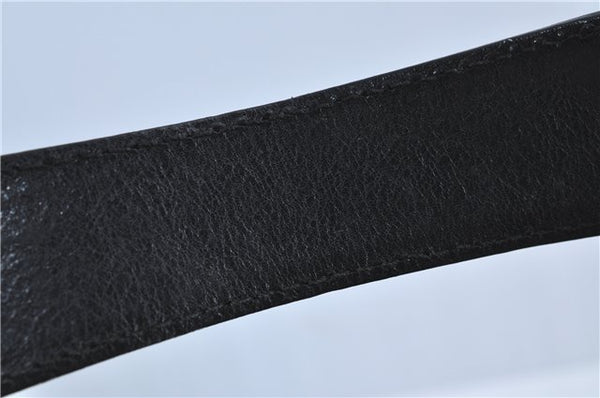 Authentic GUCCI Shoulder Hand Bag Leather 203542 Black J4237