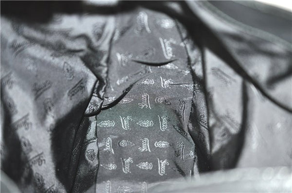 Authentic GUCCI Shoulder Hand Bag Leather 203542 Black J4237