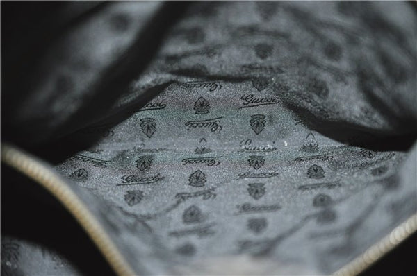 Authentic GUCCI Shoulder Hand Bag Leather 203542 Black J4237