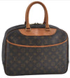 Authentic Louis Vuitton Monogram Deauville Hand Bag M47270 LV J4244