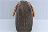 Authentic Louis Vuitton Monogram Deauville Hand Bag M47270 LV J4244