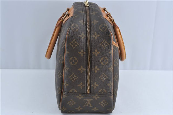 Authentic Louis Vuitton Monogram Deauville Hand Bag M47270 LV J4244