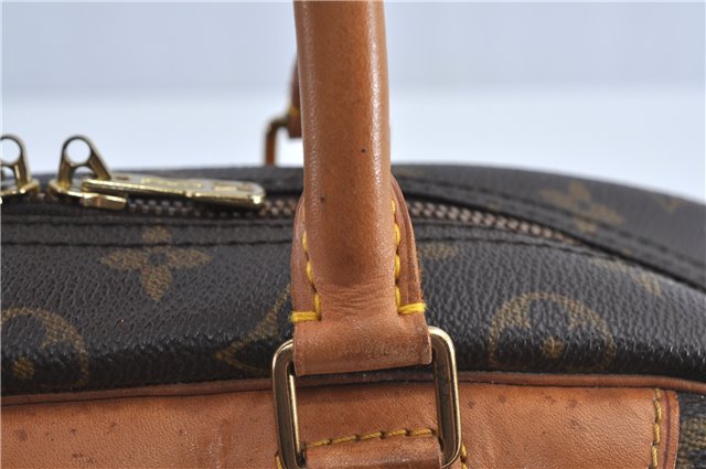 Authentic Louis Vuitton Monogram Deauville Hand Bag M47270 LV J4244