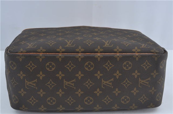 Authentic Louis Vuitton Monogram Deauville Hand Bag M47270 LV J4244