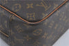 Authentic Louis Vuitton Monogram Deauville Hand Bag M47270 LV J4244