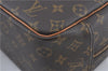 Authentic Louis Vuitton Monogram Deauville Hand Bag M47270 LV J4244
