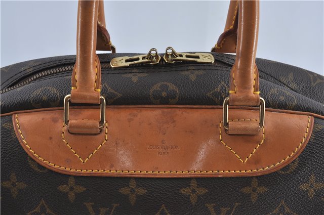 Authentic Louis Vuitton Monogram Deauville Hand Bag M47270 LV J4244