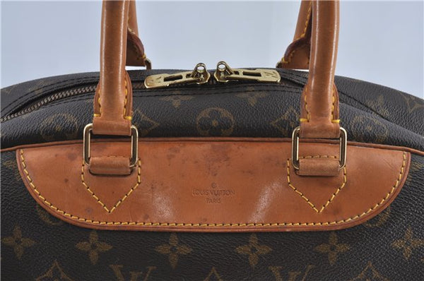 Authentic Louis Vuitton Monogram Deauville Hand Bag M47270 LV J4244