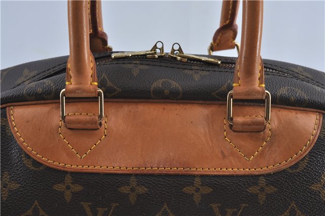 Authentic Louis Vuitton Monogram Deauville Hand Bag M47270 LV J4244