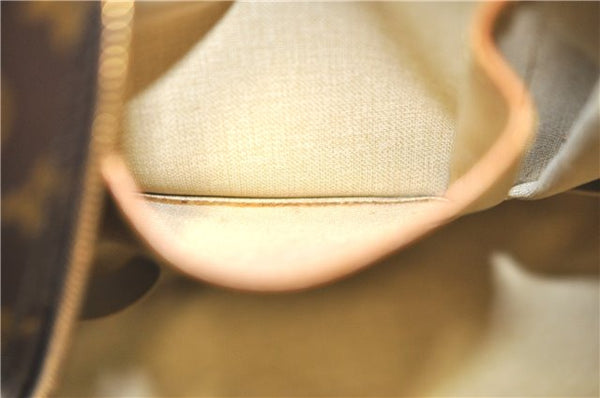 Authentic Louis Vuitton Monogram Deauville Hand Bag M47270 LV J4244