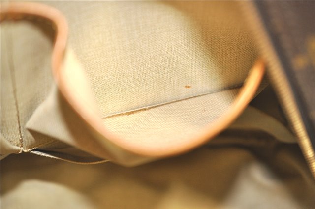 Authentic Louis Vuitton Monogram Deauville Hand Bag M47270 LV J4244