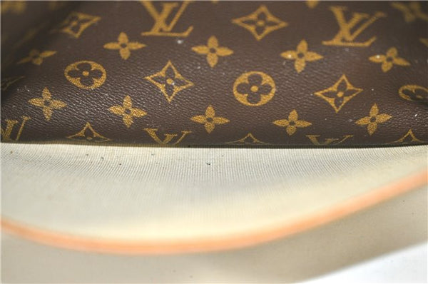 Authentic Louis Vuitton Monogram Deauville Hand Bag M47270 LV J4244
