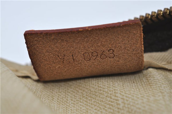 Authentic Louis Vuitton Monogram Deauville Hand Bag M47270 LV J4244