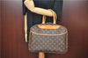 Authentic Louis Vuitton Monogram Deauville Hand Bag M47270 LV J4244