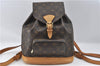 Authentic Louis Vuitton Monogram Montsouris MM Backpack M51136 LV J4245