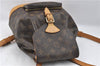 Authentic Louis Vuitton Monogram Montsouris MM Backpack M51136 LV J4245